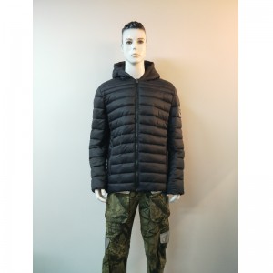 ΒΑΜΒΑΚΙ PUFFER NAVY ΜΕ ΚΟΛΙΕ RLMPC0010